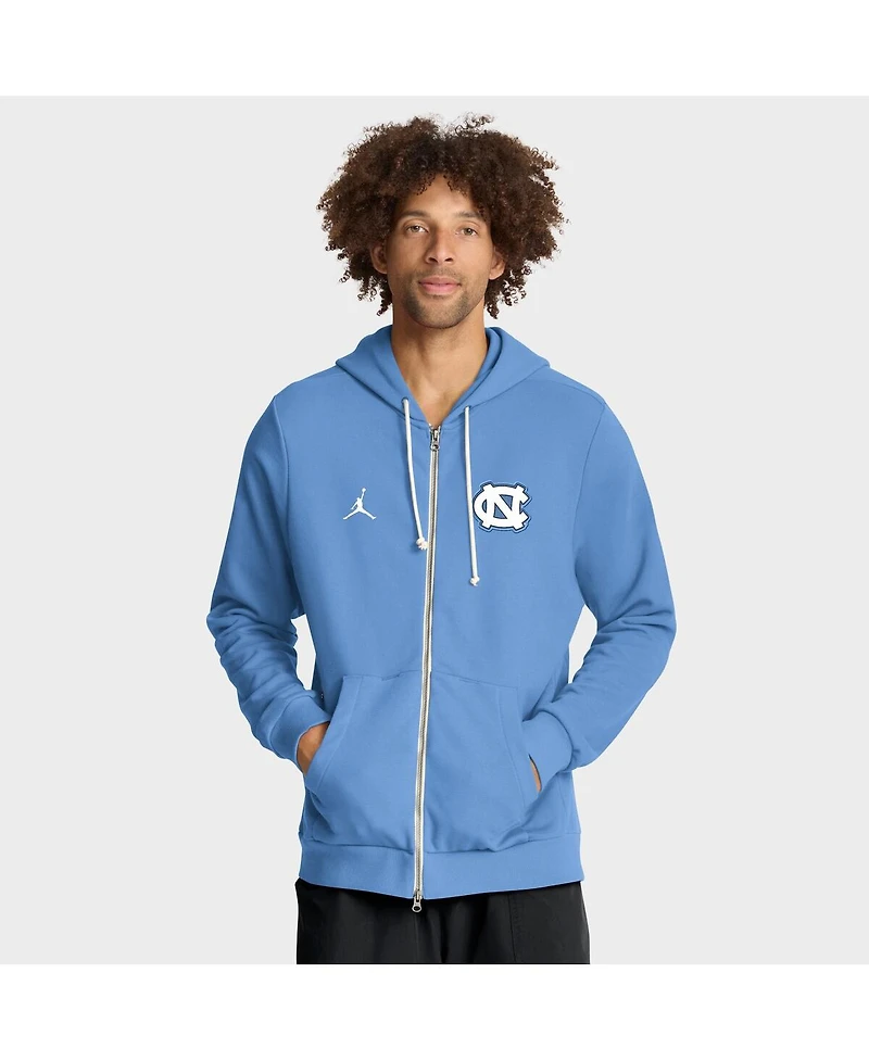 Jordan Men's Carolina Blue North Tar Heels 2025 Sideline Performance Full-Zip Hoodie