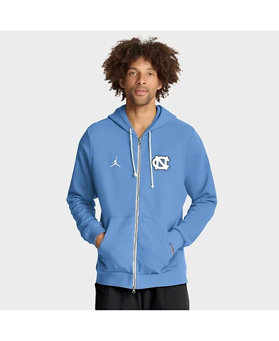 Jordan Men's Carolina Blue North Tar Heels 2025 Sideline Performance Full-Zip Hoodie