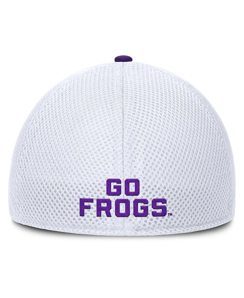 Fanatics Men's Heather Gray/White Tcu Horned Frogs Trigger Flex Hat