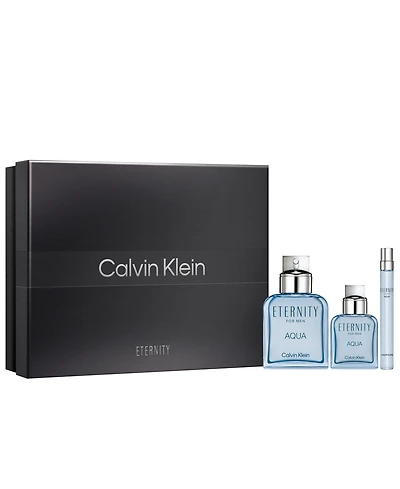 Calvin Klein Men's 3-Pc. Eternity Aqua Eau de Toilette Gift Set