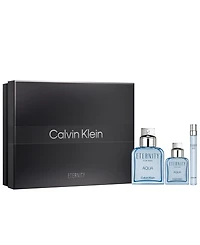 Calvin Klein Men's 3-Pc. Eternity Aqua Eau de Toilette Gift Set