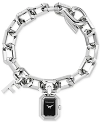 Ferragamo Women's Charm Stainless Steel Link Bracelet Watch 17mm