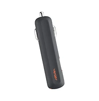Ventev 24W Ultrafast Usb A Dual Mini Car Charger and Usb A to Micro Usb Cable-Gray