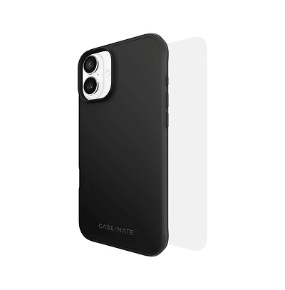 Case-Mate Protection Pack Tough MagSafe Case and Glass Screen Protector for Apple iPhone 16 Plus-Black