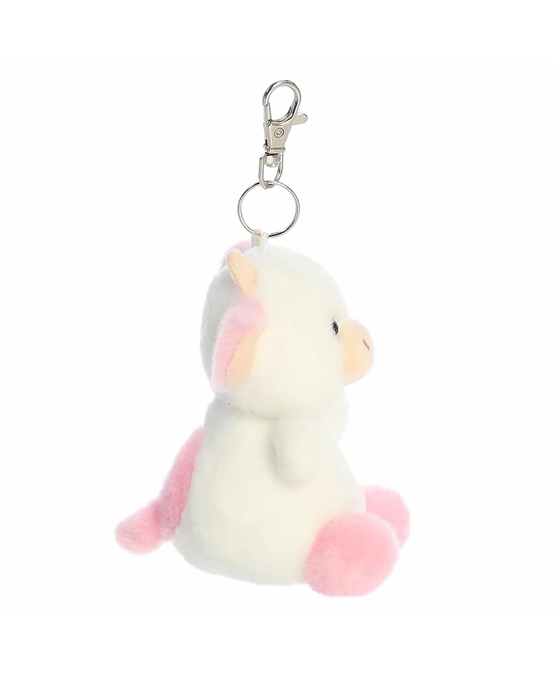 Aurora Mini Belle Strawberry Cow Palm Pals Adorable Clip-On White 4