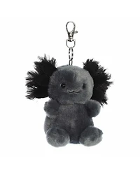Aurora Mini Onyx Axolotl Palm Pals Adorable Clip-On Black 4"