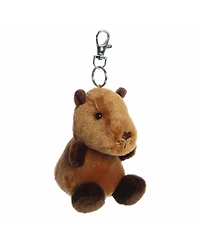 Aurora Mini Sid Capybara Palm Pals Adorable Clip-On Brown 4"