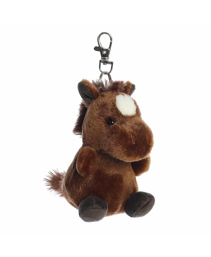 Aurora Mini Truffle Brown Horse Palm Pals Adorable Clip-On Brown 4"