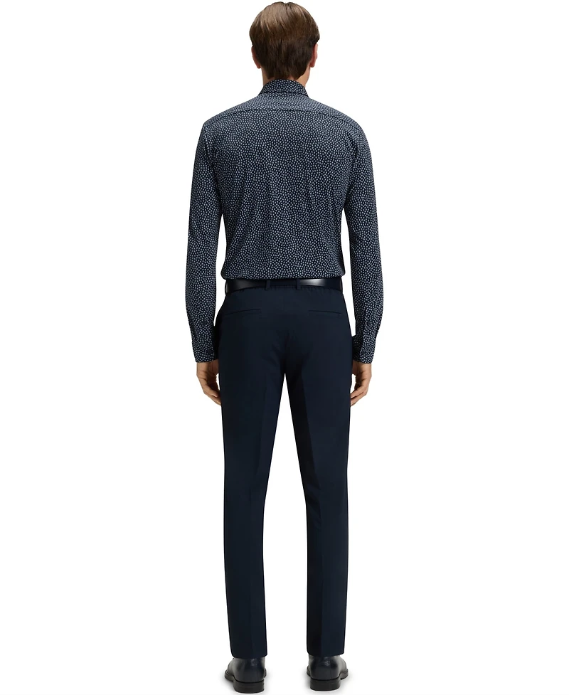 Boss by Hugo Men's Slim-Fit Cotton Blend Shirt