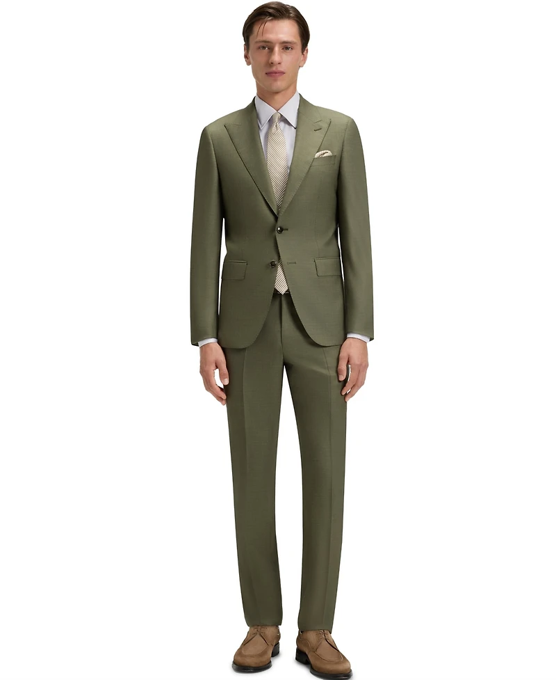 Boss by Hugo Men's Italian-Made Cotton Blend Dress Shirt