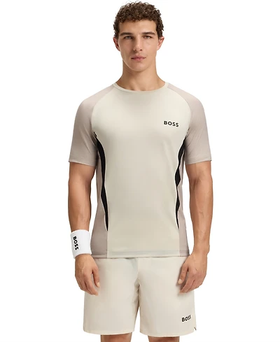 Boss by Hugo Men's Slim-Fit Mesh Jersey T-Shirt