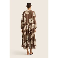 Hope And May Women's Palma Tiered Cotton Maxi Dress