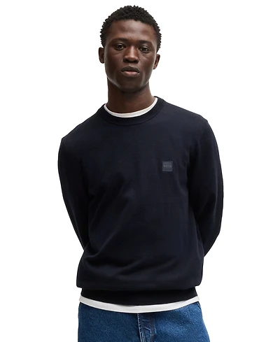 Boss by Hugo Men's Cotton-Cashmere Regular-Fit Sweater