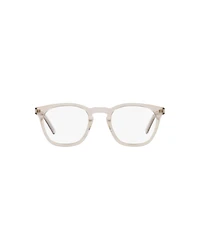 Saint Laurent Unisex Round Slim Eyeglasses, YS0003