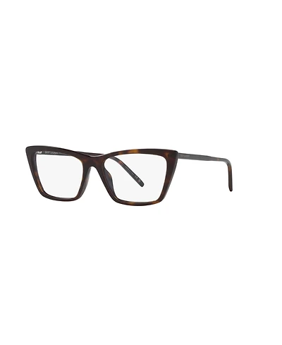 Saint Laurent Women's Rectangle Mica Thin Opt Eyeglasses, YS000618