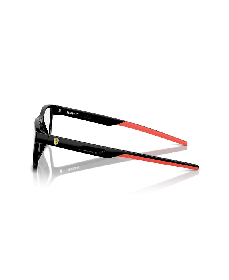 Scuderia Ferrari Men's Rectangle Eyeglasses, FZ8003U