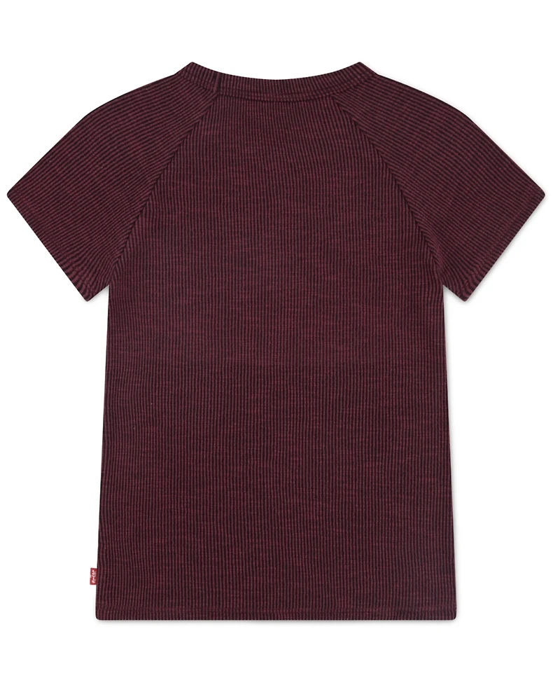 Levi's Big Girls Boot Applique Raglan Top