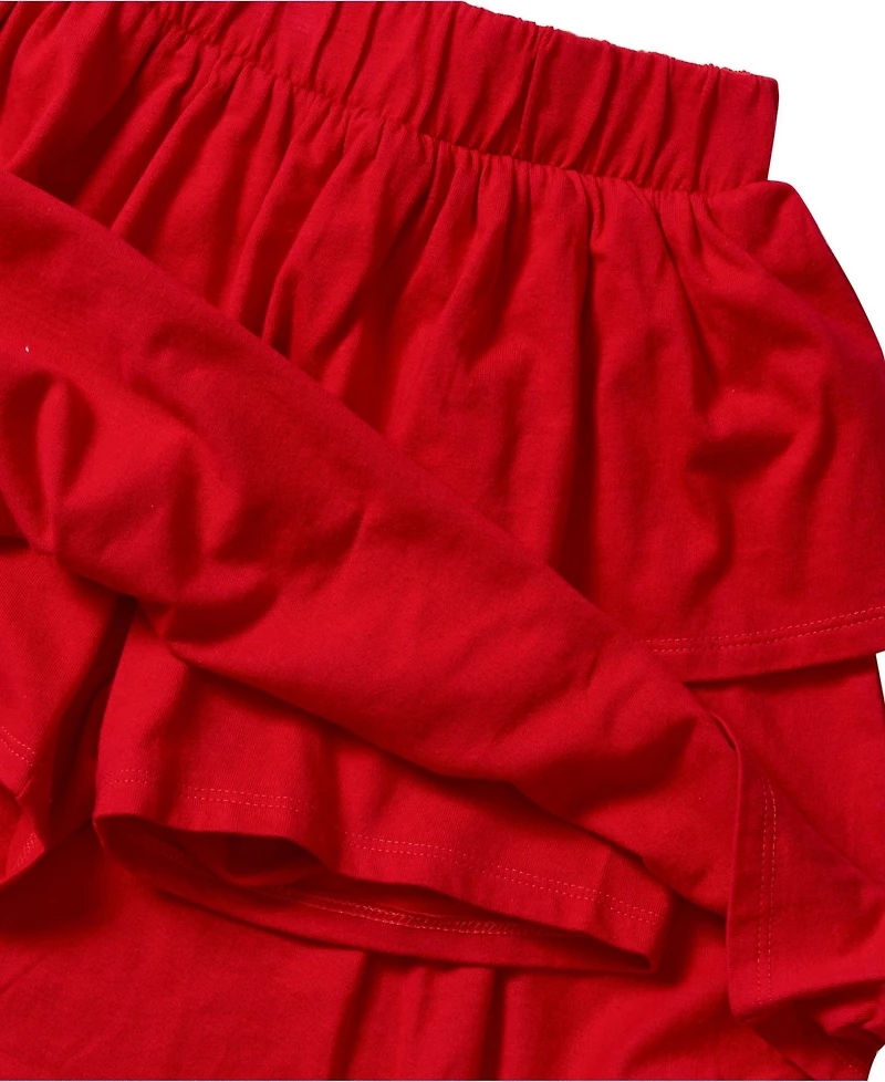 Lands' End Girls Tiered Knit Skort