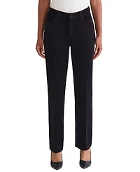 Jones New York Women's Fly Front Lexington Straight-Leg Jeans