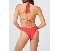 WeWoreWhat Women's Halter Bikini Top