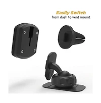Scosche MagicMount 2 in 1 Vent / Dash Mount-Black