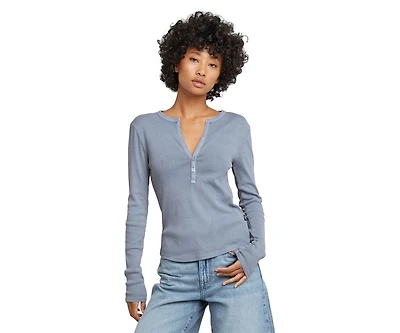 G-Star Women's Deep V-Neck Slim Top