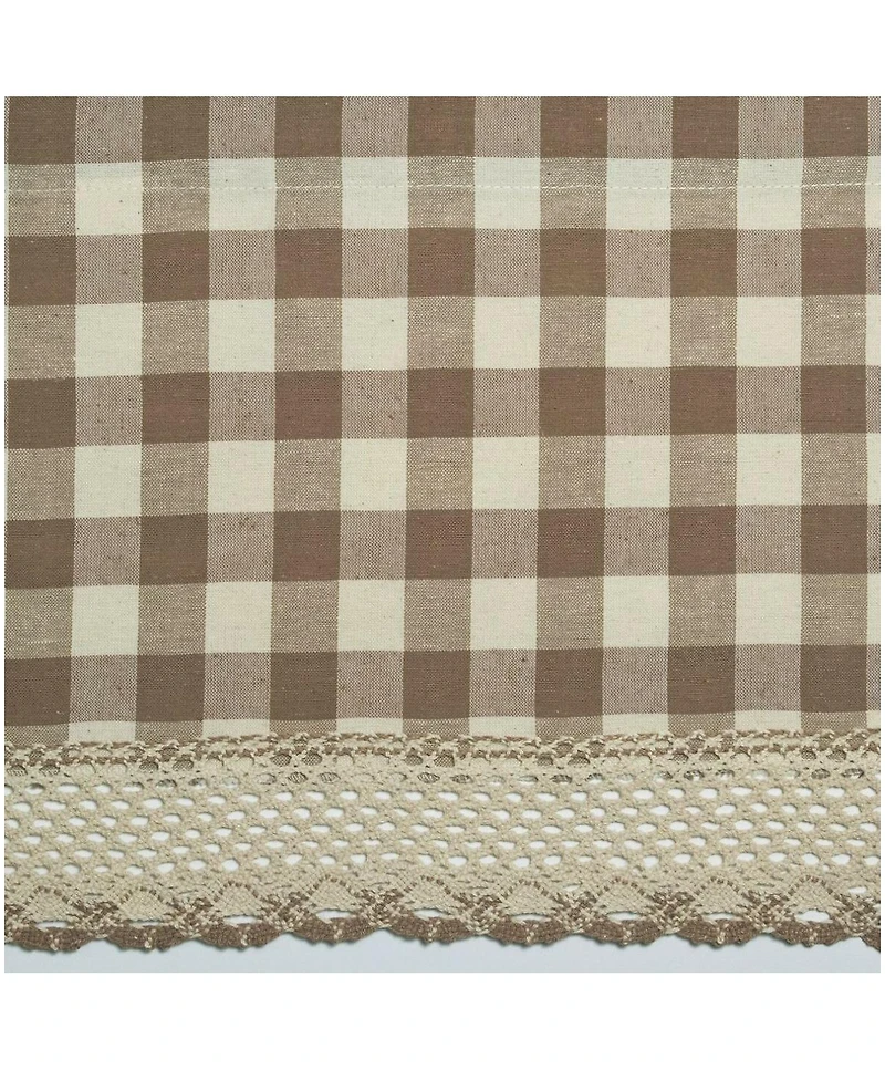 GoodGram Buffalo Check Gingham Custom Window Curtain Treatments