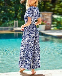 Cupshe Women's Ready to Roll Tropical Jumpsuit