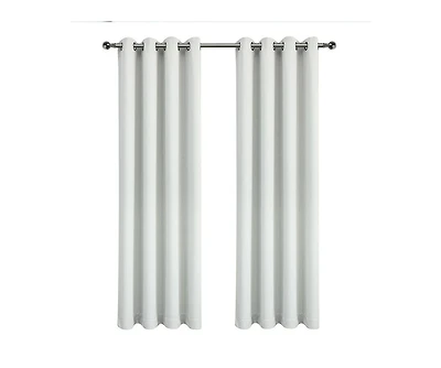 GoodGram 2 Pack: Hotel Thermal Grommet 100% Blackout Curtains - 52 in. W x 45 L, Monterey
