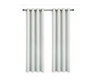 GoodGram 2 Pack: Hotel Thermal Grommet 100% Blackout Curtains - 52 in. W x 45 L, Monterey