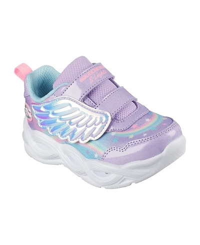 Skechers Toddler Girls S Lights: Twisty Glow Light-Up Fastening Strap Casual Sneakers from Finish Line