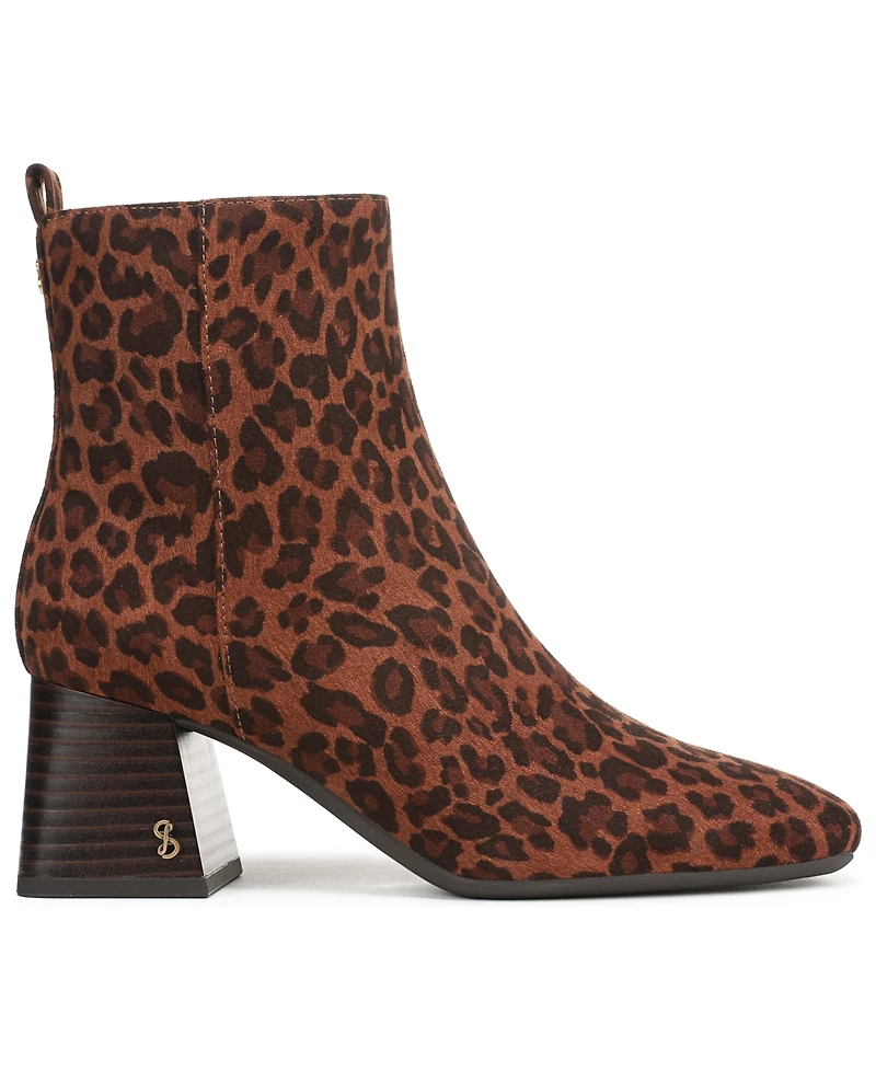 Sam and Libby Women's Yuliana Block Heel Booties