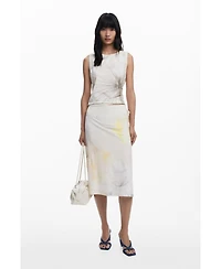 Desigual Women's Midi skirt with elastic waistband