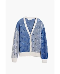 Desigual Women's Two-tone knit cardigan