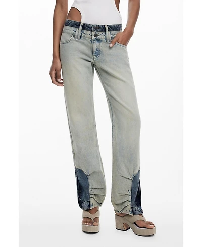 Desigual Women's Combined denim pants