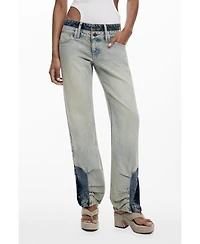 Desigual Women's Combined denim pants