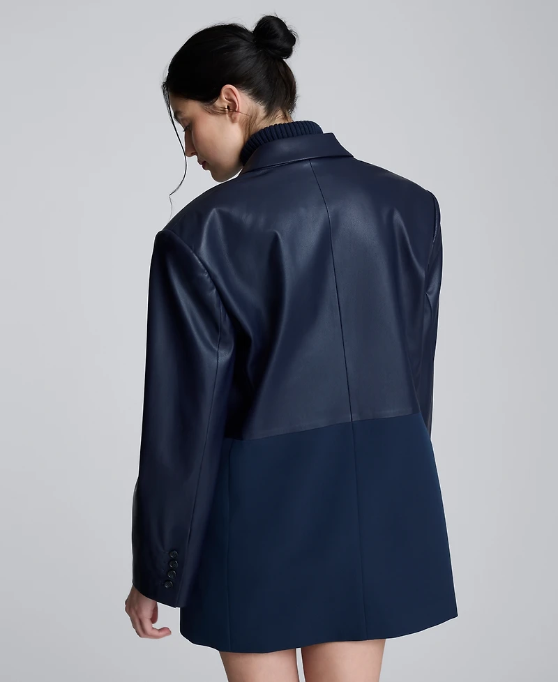 Kenneth Cole Women's Oversized Boyfriend Jacket