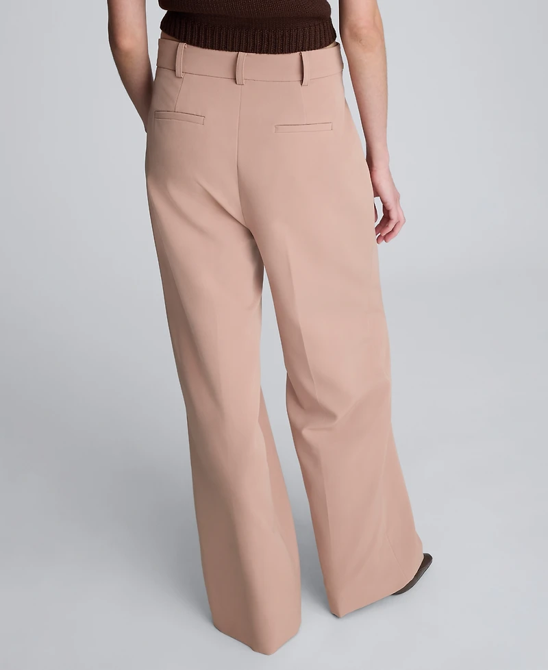 Kenneth Cole Women's High-Rise Pleat Detail Pants