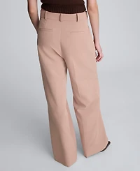 Kenneth Cole Women's High-Rise Pleat Detail Pants