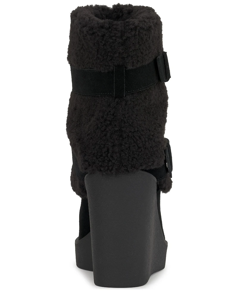 Jessica Simpson Women's Meztyn Cozy Wedge Booties