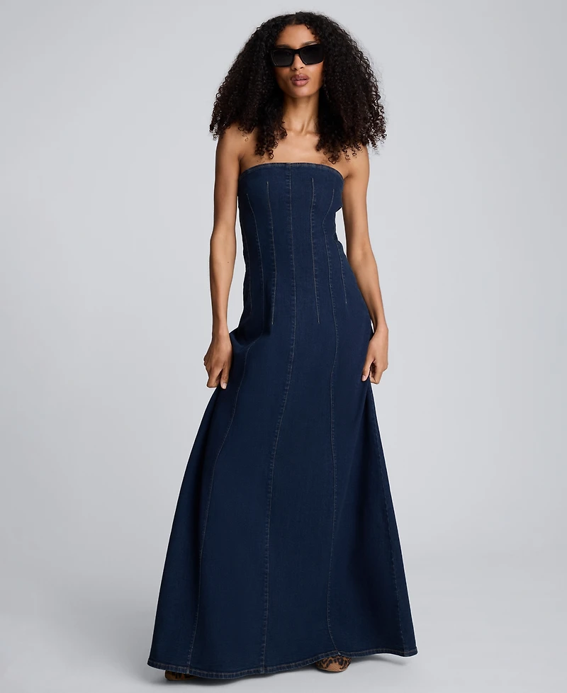 Kenneth Cole Women's Strapless Maxi Dress