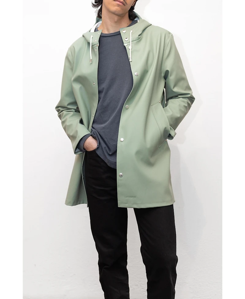 Stutterheim Stockholm Long Sleeve Hooded Raincoat