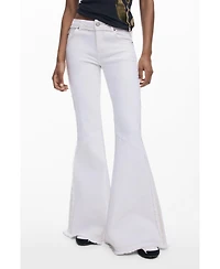 Desigual Women's Flared embroidered jeans