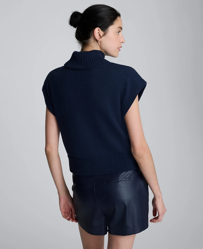 Kenneth Cole Women's Turtle Neck Top