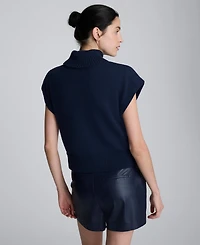 Kenneth Cole Women's Turtle Neck Top