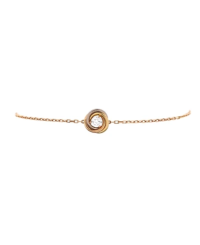 Pre-Owned Cartier Trinity Diamond Chain Bracelet
