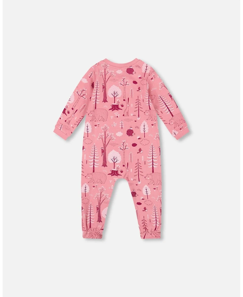 Deux par Baby Girl One-Piece Cotton Pajama Pink for est