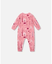 Deux par Baby Girl One-Piece Cotton Pajama Pink for est