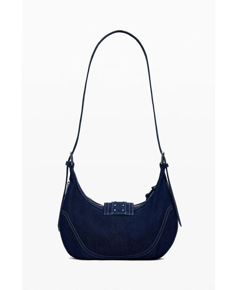 Desigual Women's Medium denim bag with buckles