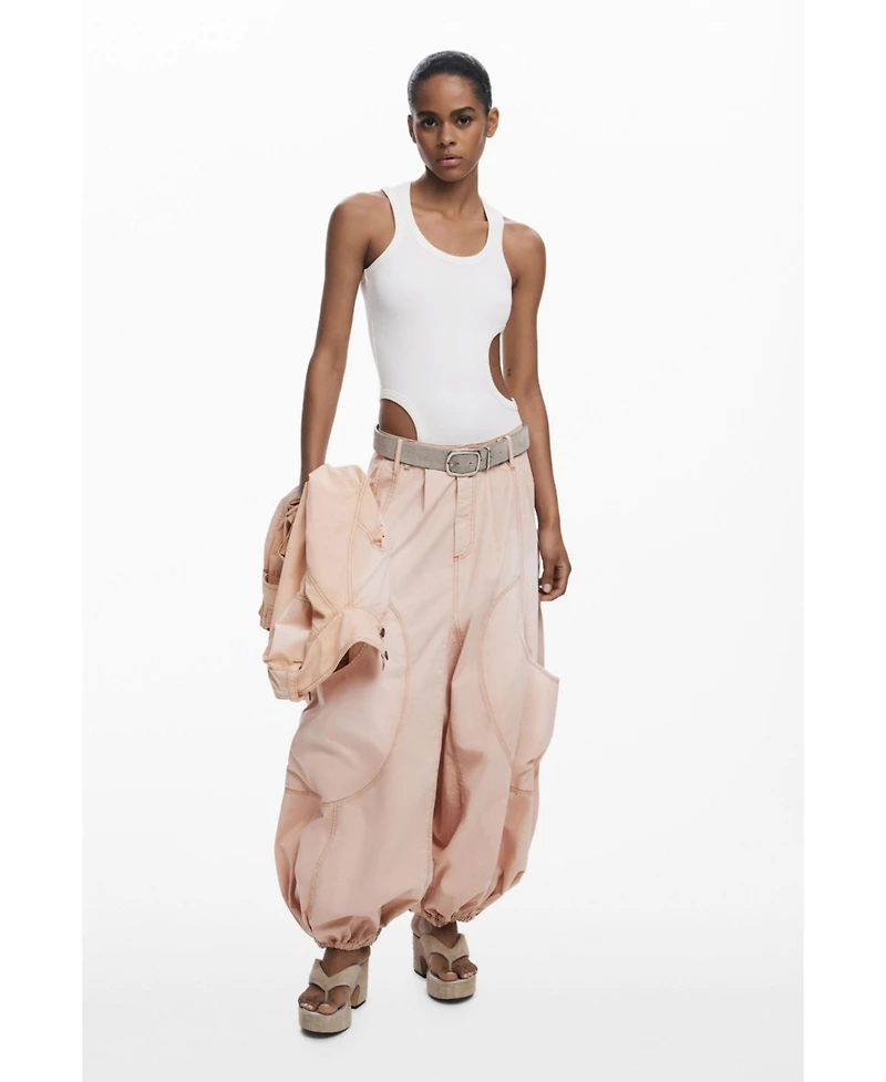 Desigual Women's Fluid cargo pants